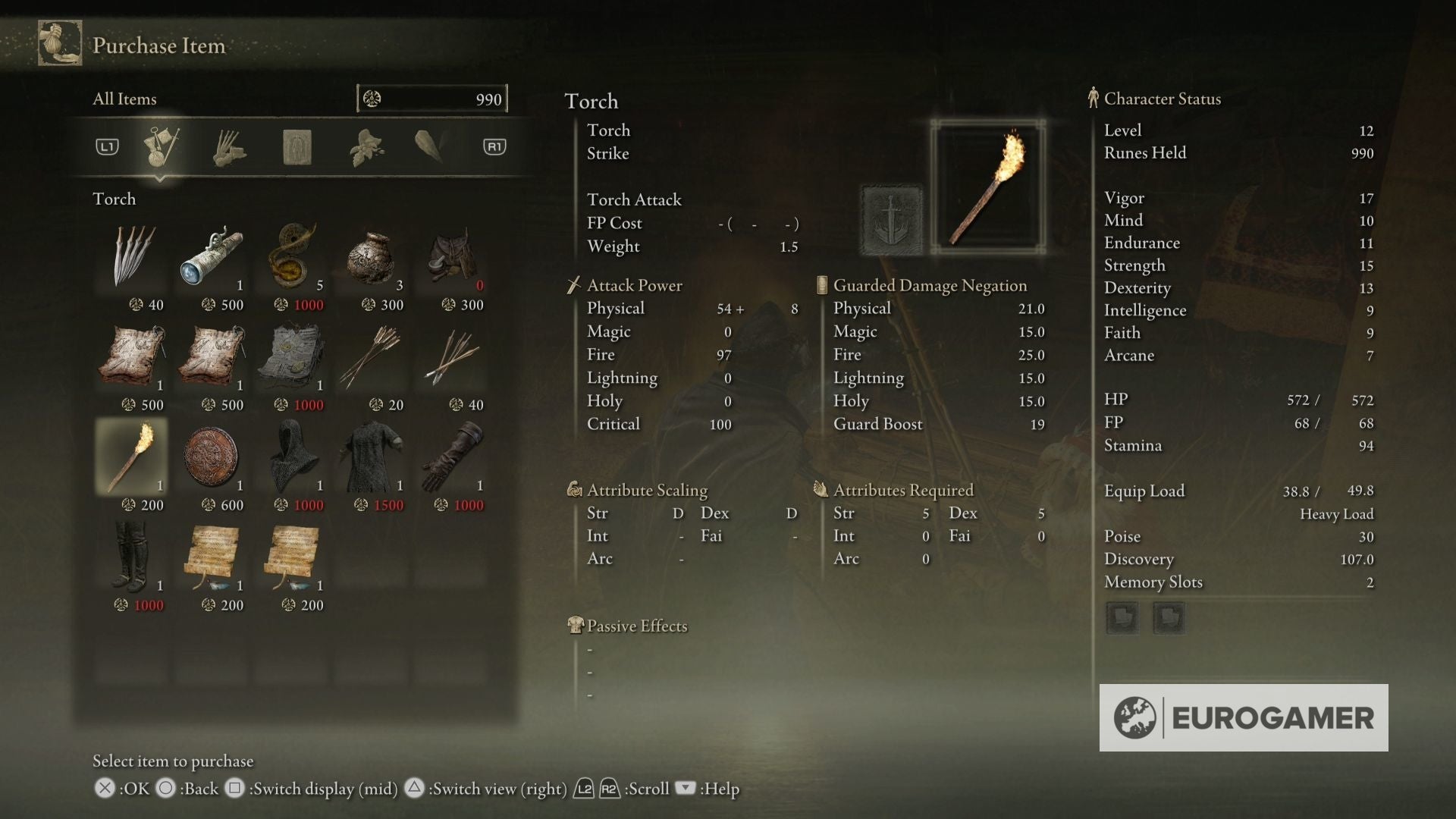 How to get a torch and light caves in Elden Ring